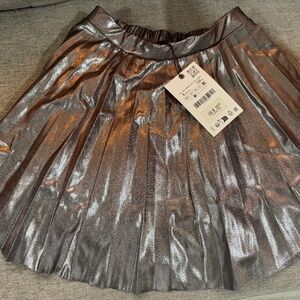 Skirt plated silver 8 y old new